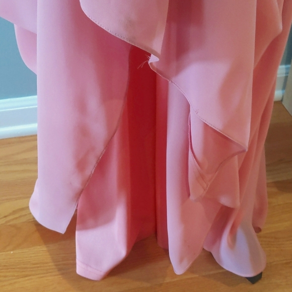 #LEVKOFF Halter Chiffon A-Line Gown - Size 4 - Picture 11 of 11